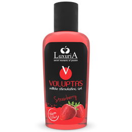INTIMATELINE LUXURIA - VOLUPTAS ESSBARES MASSAGEGEL MIT WRMENDEM EFFEKT - ERDBEERE 100 ML INTIMATELINE LUXURIA