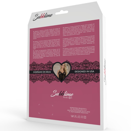 SUBBLIME - SET ZWEITEILIGES SET SPITZENOBERTEIL UND HÖSCHEN L/XL SUBBLIME SETS