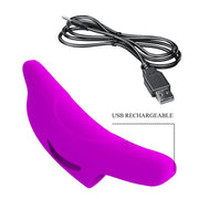 PRETTY LOVE - DELPHINI LEISTUNGSSTARKER LILA FINGERSTIMULATOR PRETTY LOVE