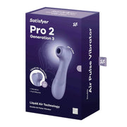 SATISFYER - PRO 2 GENERATION 3 LIQUID AIR TECHNOLOGY LILA SATISFYER AIR PULSE