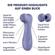 SATISFYER - PRO 2 GENERATION 3 LIQUID AIR TECHNOLOGY LILA SATISFYER AIR PULSE