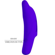 PRETTY LOVE - DELPHINI LEISTUNGSSTARKER DUNKELBLAUER FINGERSTIMULATOR PRETTY LOVE