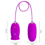 PRETTY LOVE - DAISY DUAL EGG WIEDERAUFLADBARER VIBRATOR LILA PRETTY LOVE FLIRTATION