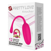 PRETTY LOVE - KNUCKER PINK WIEDERAUFLADBARES VIBRATIONS-EI - ENGEFREUNDE.COM