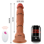 CYBER SILICOCK - FERNBEDIENUNG REALISTISCH MR JOHN 23.88 CM -O- 4.3 CM - ENGEFREUNDE.COM