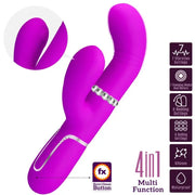 PRETTY LOVE - MULTIFUNKTIONS-G-SPOT-VIBRATOR FUCHSIA PRETTY LOVE FLIRTATION