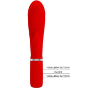 PRETTY LOVE - PRESCOTT MULTIFUNKTIONS-G-SPOT-VIBRATOR ROT - ENGEFREUNDE.COM