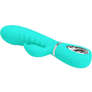 PRETTY LOVE - PRESCOTT MULTIFUNKTIONS-G-SPOT-VIBRATOR AQUA GREEN PRETTY LOVE FLIRTATION
