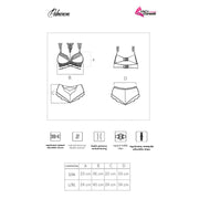 LIVCO CORSETTI FASHION - PALMENOM LC 90614 BH + HÖSCHEN SCHWARZ LIVCO CORSETTI SETS