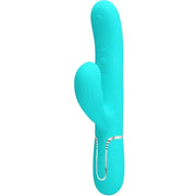 PRETTY LOVE - PERLITA MULTIFUNKTIONS-3-IN-1-G-PUNKT-VIBRATOR AQUA GRÜN PRETTY LOVE FLIRTATION