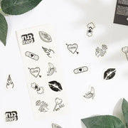 SECRET PLAY - SET MIT 10 TEMPORREN TATTOOS AUS DER CANDY COLLECTION SECRETPLAY