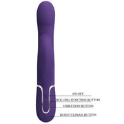 PRETTY LOVE - ZALIN RABBIT VIBRATOR PERLEN 4 IN 1 LILA PRETTY LOVE FLIRTATION