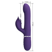 PRETTY LOVE - ZALIN RABBIT VIBRATOR PERLEN 4 IN 1 LILA PRETTY LOVE FLIRTATION