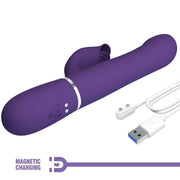 PRETTY LOVE - ZALIN RABBIT VIBRATOR PERLEN 4 IN 1 LILA PRETTY LOVE FLIRTATION