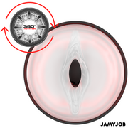 JAMYJOB - CYCLONE AUTOMATISCHER VAGINA-MASTURBATOR 10 ROTATIONS- UND STOSSMODI JAMYJOB
