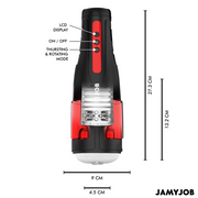 JAMYJOB - CYCLONE AUTOMATISCHER VAGINA-MASTURBATOR 10 ROTATIONS- UND STOSSMODI JAMYJOB
