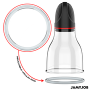 JAMYJOB - XPAND LITE AUTOMATISCHE HODENPUMPE 3 STIMULIERENDE WELLENSTUFEN GRAU JAMYJOB