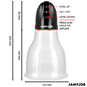 JAMYJOB - XPAND LITE AUTOMATISCHE HODENPUMPE 3 STIMULIERENDE WELLENSTUFEN GRAU JAMYJOB