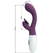 PRETTY LOVE - BUTTERFLY KISS RABBIT VIBRATOR & G-SPOT STIMULATOR LILA PRETTY LOVE FLIRTATION
