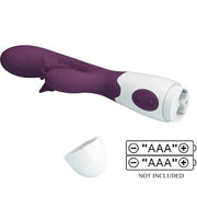PRETTY LOVE - BUTTERFLY KISS RABBIT VIBRATOR & G-SPOT STIMULATOR LILA PRETTY LOVE FLIRTATION
