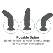 KING COCK - VIBRATORDILDO 23 CM NATÜRLICH KING COCK
