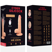 CYBER SILICOCK - FERNBEDIENUNG REALISTISCH MR JOHN 23.88 CM -O- 4.3 CM - ENGEFREUNDE.COM