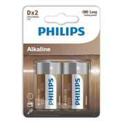 PHILIPS - ALKALINE BATTERIE D LR20 BLISTER*2 PHILLIPS