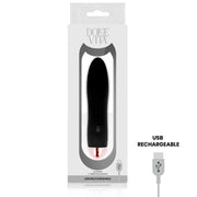 DOLCE VITA - AUFLADBARER VIBRATOR VIER SCHWARZ 7 GESCHWINDIGKEITEN DOLCE VITA
