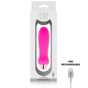 DOLCE VITA - AUFLADBARER VIBRATOR FÜNF ROSA 7 GESCHWINDIGKEITEN DOLCE VITA