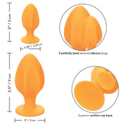 CALEXOTICS - CHEEKY BUTTPLUG ORANGE CALEXOTICS