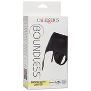 CALEXOTICS - BOUNDLESS THONG MIT GARTER L/XL - ENGEFREUNDE.COM