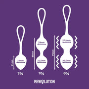 REWOLUTION - REWOBEADS VIBRIERBLLE FERNBEDIENUNG MIT WATCHME-TECHNOLOGIE REWOLUTION