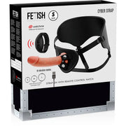 FETISH SUBMISSIVE CYBER STRAP - HARNESS MIT FERNBEDIENUNGS-DILDO-UHREN-TECHNOLOGIE - ENGEFREUNDE.COM