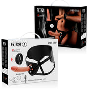 FETISH SUBMISSIVE CYBER STRAP - HARNESS MIT FERNBEDIENUNGS-DILDO-UHREN-TECHNOLOGIE - ENGEFREUNDE.COM