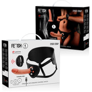 FETISH SUBMISSIVE CYBER STRAP - HARNESS MIT FERNBEDIENUNG DILDO WATCHME L-TECHNOLOGIE - ENGEFREUNDE.COM