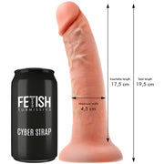 FETISH SUBMISSIVE CYBER STRAP - HARNESS MIT DILDO- UND BULLET-FERNBEDIENUNGS-WATCHME-M-TECHNOLOGIE FETISH SUBMISSIVE