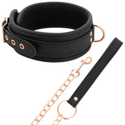 COQUETTE CHIC DESIRE - FANTASY-HALSKETTE AUS VEGANEM LEDER MIT RIEMEN UND NEOPRENFUTTER - ENGEFREUNDE.COM