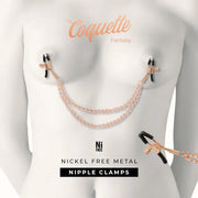 COQUETTE CHIC DESIRE - FANTASY-NIPPELCLIPS AUS METALL MIT KETTE - ENGEFREUNDE.COM