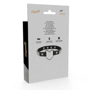 COQUETTE CHIC DESIRE - VEGANES LEDER-HALSBAND MIT HERZ COQUETTE ACCESSORIES