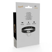 COQUETTE CHIC DESIRE - DOPPELRING-HALSBAND AUS VEGANEM LEDER - ENGEFREUNDE.COM