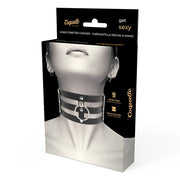 COQUETTE CHIC DESIRE - VEGANES LEDER-HALSBAND IM FETISCH-STIL - ENGEFREUNDE.COM