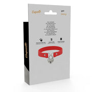 COQUETTE CHIC DESIRE - ROTE HALSKETTE AUS VEGANEM LEDER MIT HERZ-ACCESSOIRE MIT SCHLÜSSEL COQUETTE ACCESSORIES