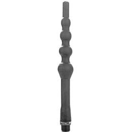 ALL BLACK - PERLENDUSCHE ANAL SILIKON 27 CM ALL BLACK