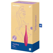 SATISFYER - TWIRLING FUN TIP VIBRATOR ROSA SATISFYER VIBRATOR