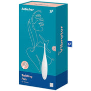 SATISFYER - TWIRLING FUN TIP VIBRATOR WEISS - ENGEFREUNDE.COM