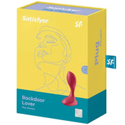 SATISFYER - BACKDOOR LOVER ROTER ANAL VIBRATOR STECKER ROT - ENGEFREUNDE.COM