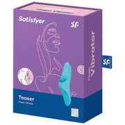 SATISFYER - TEASER FINGERVIBRATOR BLAUES LICHT - ENGEFREUNDE.COM