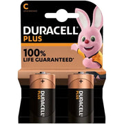DURACELL - PLUS POWER BATTERIE ALCALINA C LR14 2 EINHEITEN DURACELL