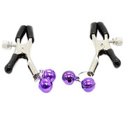 OHMAMA FETISH - NIPPELKLEMMEN MIT LILA GLOCKE OHMAMA FETISH