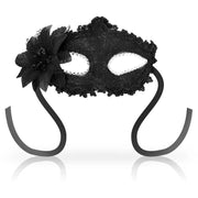 OHMAMA - ANTIZAZ-MASKEN SEITLICHE BLUME IM VENEZIANISCHEN STIL - SCHWARZ OHMAMA MASKS
